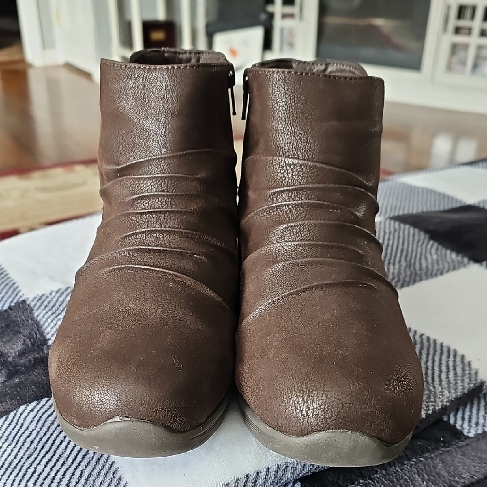 Skechers Dark Brown Ankle Booties - Picture 2 of 8
